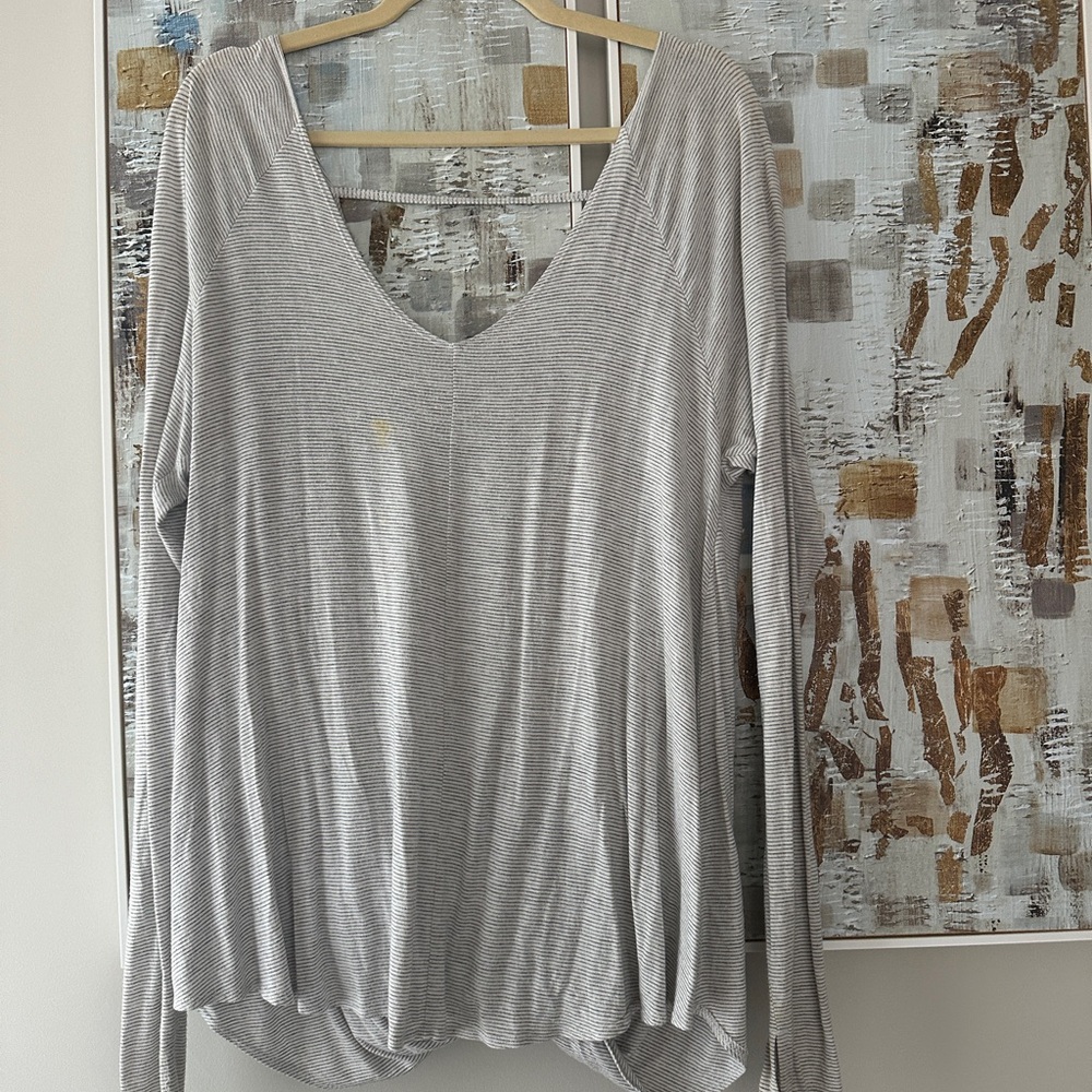 Abercrombie & fitch soft long sleeve striped tee